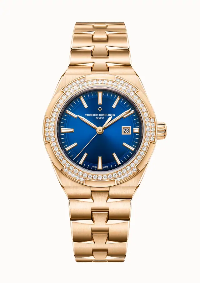 Vacheron Constantin Overseas self-winding, 4605V/200R-B978 35 mm Pink Gold