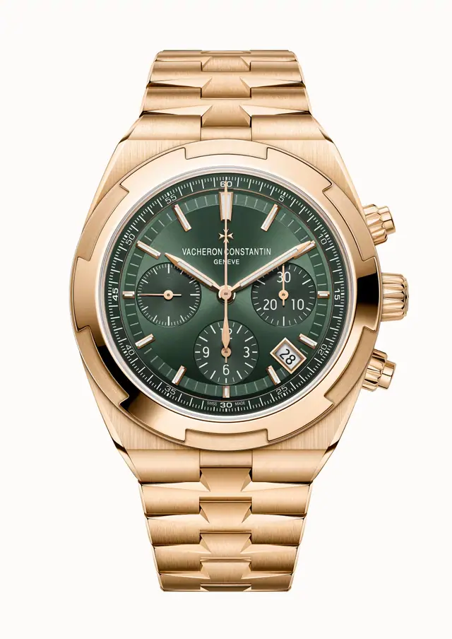 Vacheron Constantin Overseas chronograph, 5520V/210R-B966 42.5 mm Pink Gold