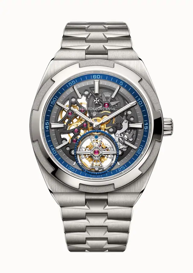 Vacheron Constantin Overseas tourbillon skeleton, 6000V/210T-B935 42.5 mm Titanium