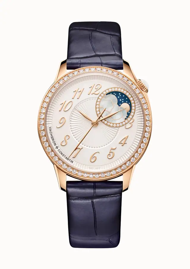 Vacheron Constantin Égérie moon phase, 8005F/000R-B498 37 mm Pink Gold
