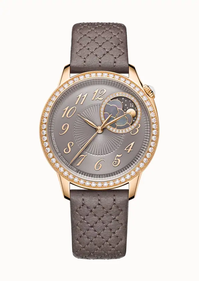 Vacheron Constantin Égérie moon phase, 8005F/000R-B958 37 mm Pink Gold