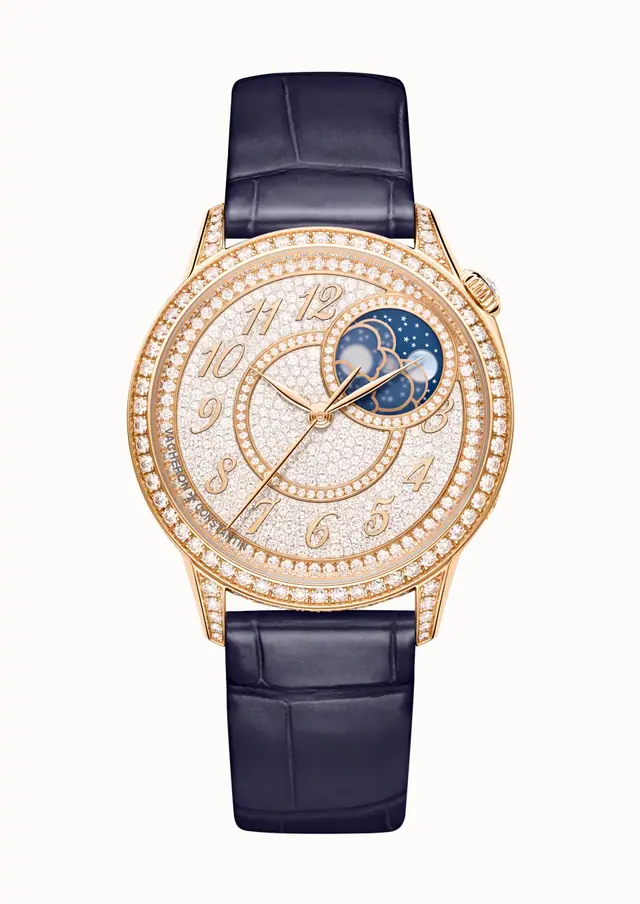 Vacheron Constantin Égérie moon phase, 8006F/000R-B976 37 mm Pink Gold