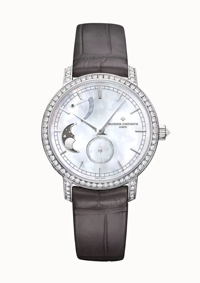 Vacheron Constantin Traditionnelle moon phase, 83570/000G-9916 36 mm White Gold