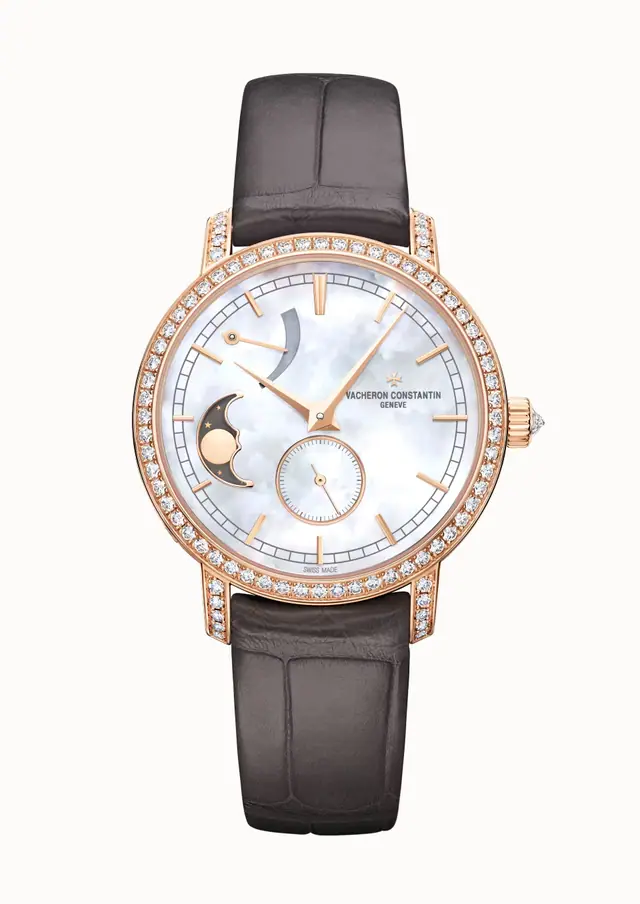 Vacheron Constantin Traditionnelle moon phase, 83570/000R-9915 36 mm Pink Gold