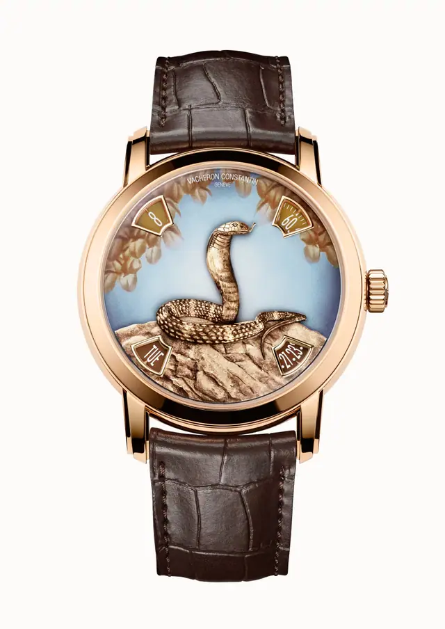 Vacheron Constantin Métiers d'Art The legend of the Chinese zodiac - year of the snake, 86073/000R-H034 40 mm Pink Gold