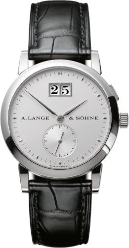 A. Lange & Sohne Saxonia Big Date Platinum / Silver 105.025