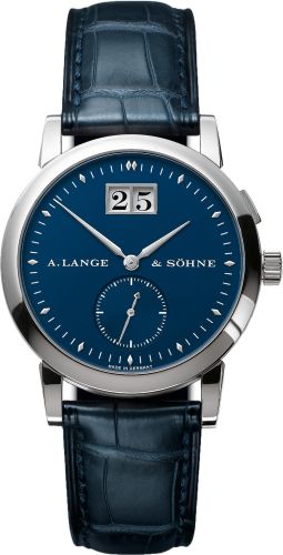 A. Lange & Sohne Saxonia Big Date White Gold / Blue 105.027