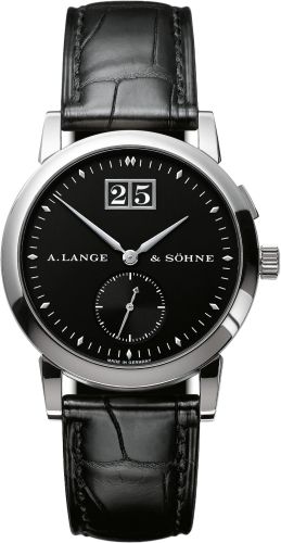 A. Lange & Sohne Saxonia Big Date Platinum / Black 105.035