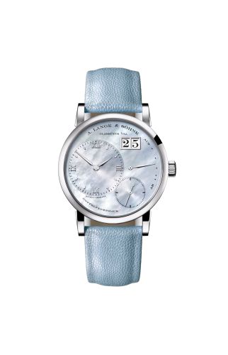 A. Lange & Sohne Kleine Lange 1 White Gold / Blue Mother of Pearl 113.043