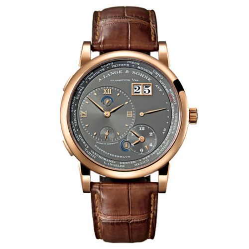 A. Lange & Sohne Lange 1 Time Zone Rose Gold / Grey 116.033
