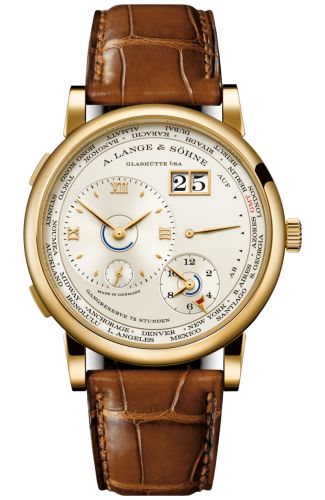 A. Lange & Sohne Lange 1 Timezone Yellow Gold / Champagne 136.021