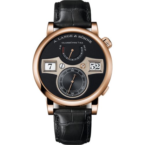A. Lange & Sohne Zeitwerk Pink Gold / Black 142.031
