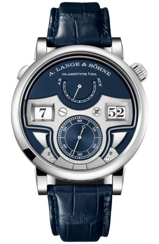 A. Lange & Sohne Zeitwerk Minute Repeater White Gold / Blue 147.028