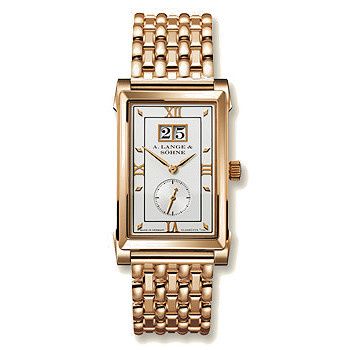 A. Lange & Sohne Cabaret Rose Gold / Silver / Bracelet 157.132