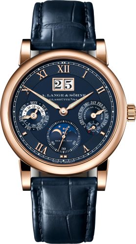 A. Lange & Sohne Langematik Perpetual Pink Gold / Blue / 20th Anniversary 310.037