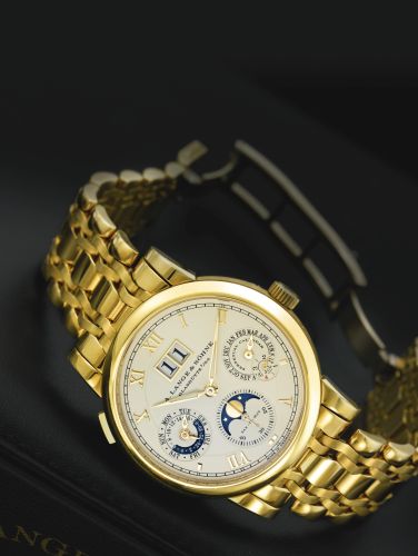 A. Lange & Sohne Langematik Perpetual Yellow Gold / Bracelet 310.221