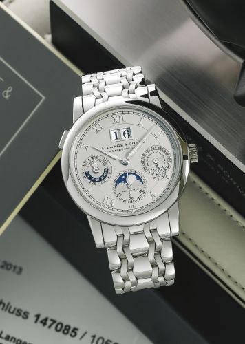 A. Lange & Sohne Langematik Perpetual Platinum / Bracelet 310.225