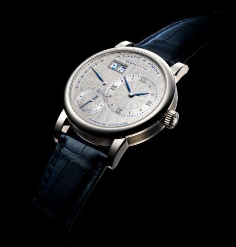 A. Lange & Sohne Lange 1 Daymatic White Gold / Silver Guilloche / Tokyo Boutique 320.040