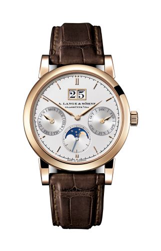A. Lange & Sohne Saxonia Annual Calendar Pink Gold / Silver 330.032