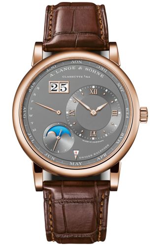 A. Lange & Sohne Lange 1 Perpetual Calendar Pink Gold / Grey 345.033