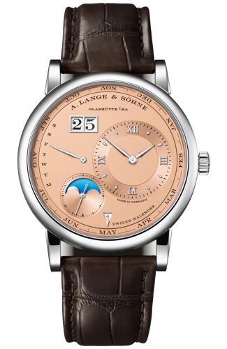 A. Lange & Sohne Lange 1 Perpetual Calendar White Gold / Pink 345.056