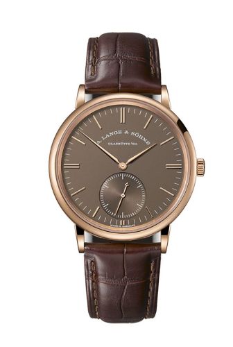 A. Lange & Sohne Saxonia Automatik Pink Gold / Terra Brown Ginza 380.042