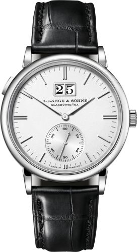 A. Lange & Sohne Saxonia Outsize Date White Gold / Silver 381.026
