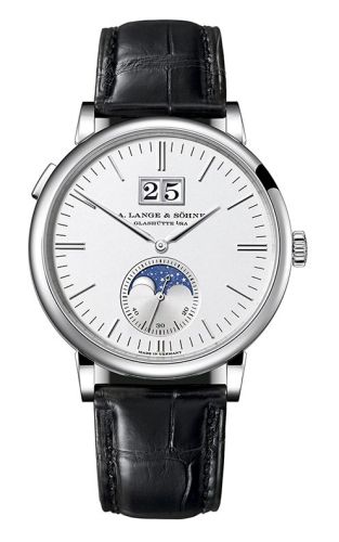 A. Lange & Sohne Saxonia Moonphase White Gold / Silver 384.026