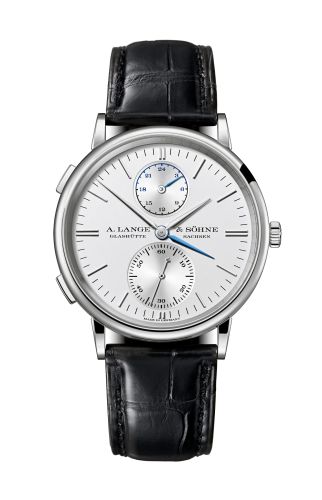 A. Lange & Sohne Saxonia Dual Time White Gold 386.026