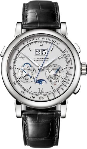 A. Lange & Sohne Datograph Perpetual Platinum / Silver 410.025