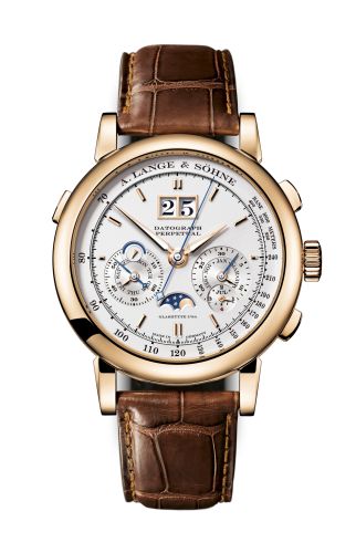 A. Lange & Sohne Datograph Perpetual Rose Gold / Silver 410.032