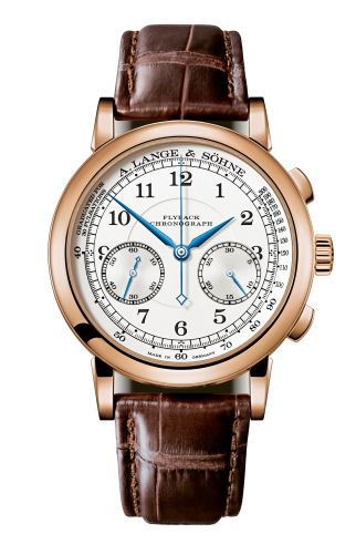 A. Lange & Sohne 1815 Chronograph Pink Gold / Silver / Pulsometer 414.032
