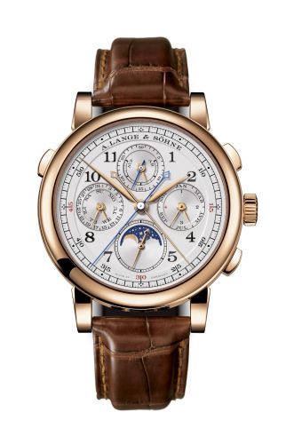 A. Lange & Sohne 1815 Rattrapante Perpetual Calendar Pink Gold 421.032
