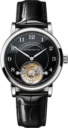 A. Lange & Sohne 1815 Tourbillon Platinum / Black Enamel 730.094F