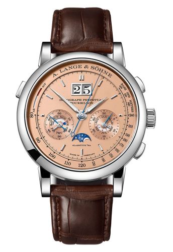 A. Lange & Sohne Datograph Perpetual Tourbillon White Gold / Pink 740.056