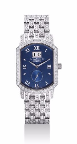 A. Lange & Sohne Grande Arkade White Gold - Diamond / Blue / Bracelet 812.029