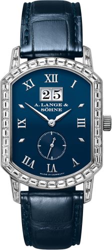 A. Lange & Sohne Grand Arkade White Gold - Baguette / Blue 812.030
