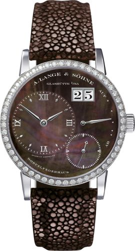 A. Lange & Sohne Kleine Lange 1 Soirée White Gold - Diamond / Brown MOP 813.038