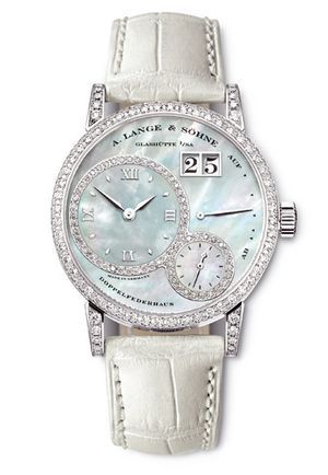 A. Lange & Sohne Kleine Lange 1 Soirée White Gold 813.044
