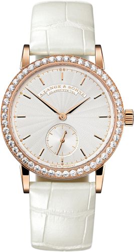 A. Lange & Sohne Little Saxonia Pink Gold - Diamond / Silver 835.037
