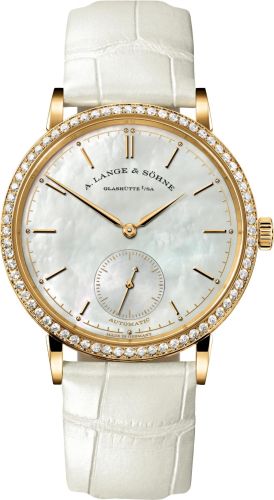A. Lange & Sohne Saxonia Automatik Yellow Gold - Diamond / MOP 840.021