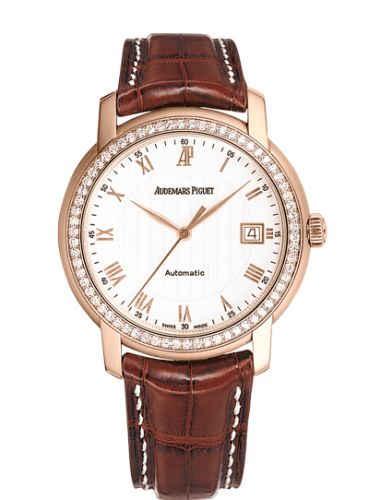 Audemars Piguet Jules Audemars Selfwinding Pink Gold / Diamond / White 15140OR.ZZ.A088CR.03