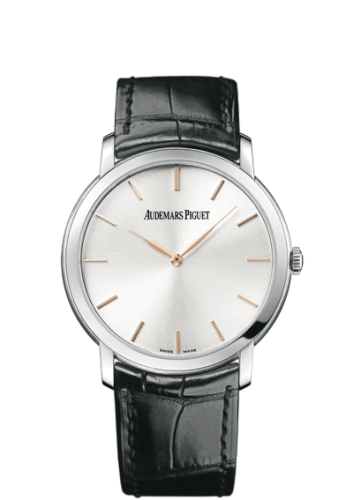 Audemars Piguet Jules Audemars 15180 Extra-Thin White Gold / Silver 15180BC.OO.A002CR.01