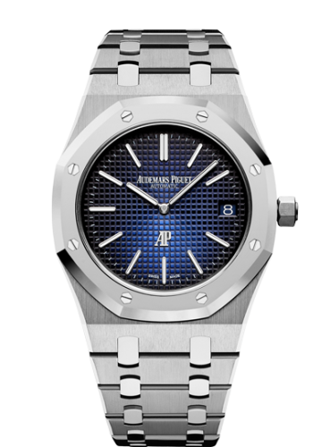 Audemars Piguet Royal Oak Extra-Thin Titanium / Platinum / Blue 15202IP.OO.1240IP.01