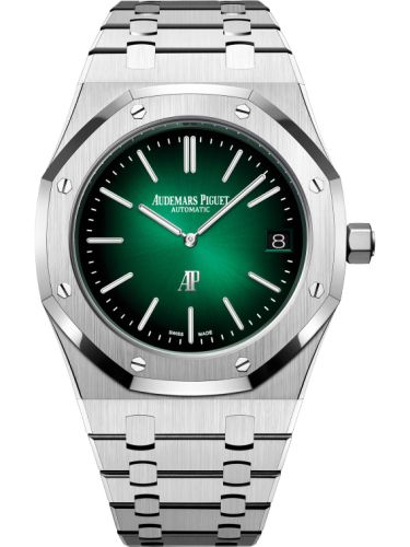 Audemars Piguet Royal Oak Extra-Thin Platinum / Green 15202PT.OO.1240PT.01