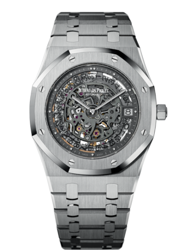 Audemars Piguet Royal Oak Openworked 15203 Extra-Thin 40th Anniversary Platinum 15203PT.OO.1240PT.01