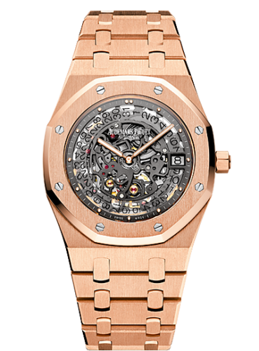 Audemars Piguet Royal Oak 15204 Openworked Extra-Thin Pink Gold 15204OR.OO.1240OR.01