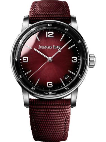 Audemars Piguet CODE 11.59 Automatic White Gold / Burgundy / Fabric 15210BC.OO.A500KB.01