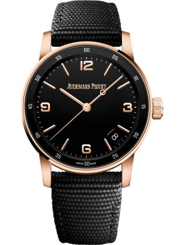 Audemars Piguet CODE 11.59 Automatic Pink Gold / Black / Fabric 15210OR.OO.A002KB.01