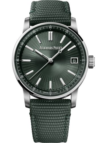 Audemars Piguet CODE 11.59 Automatic Stainless Steel / Green / Fabric 15210ST.OO.A056KB.01
